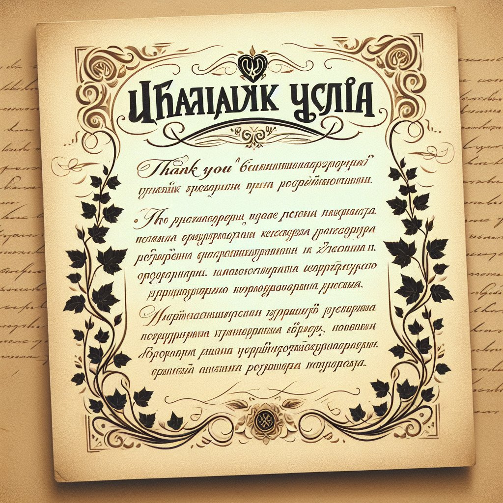 Офіційний лист подяки: як правильно скласти та оформити