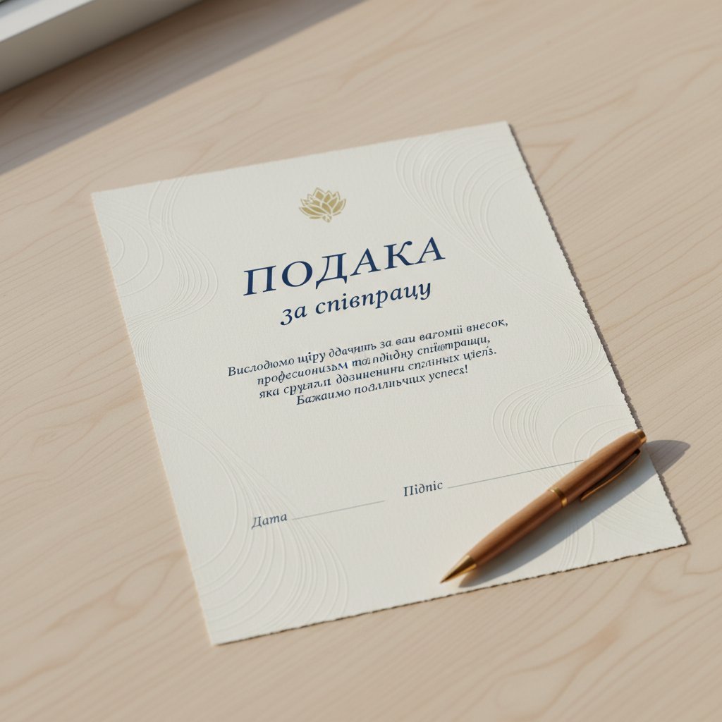 Подяка колегам за спільну роботу та підтримку