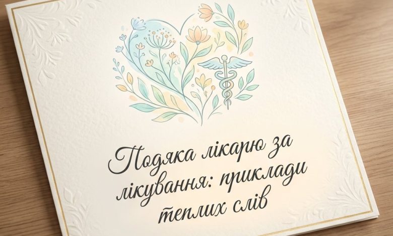 Благодарность врачу за лечение: примеры теплых слов