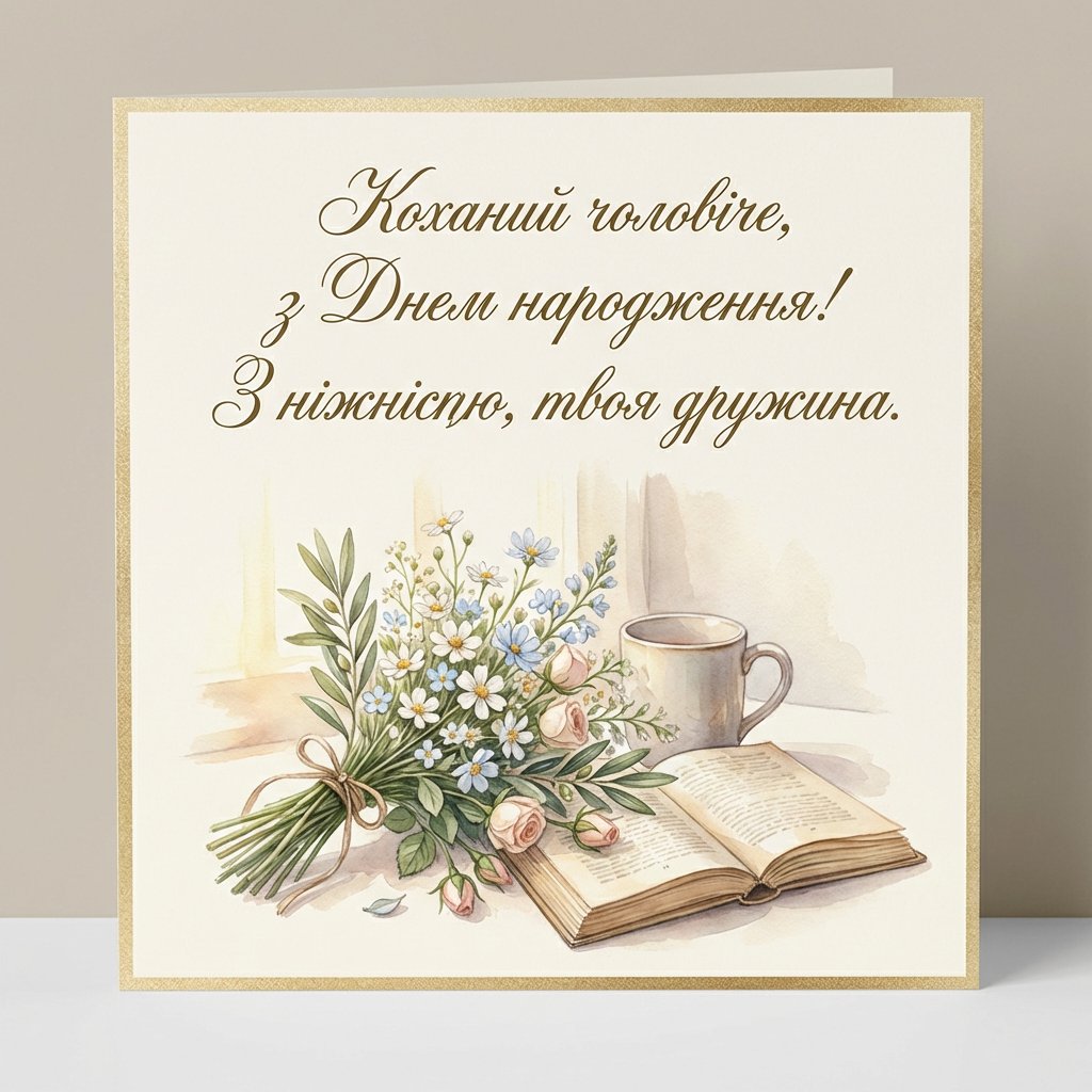 Поздравления мужу с днем рождения - нежные слова от жены - нежные слова от жены