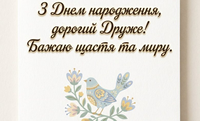 Поздравления другу с днем рождения своими словами