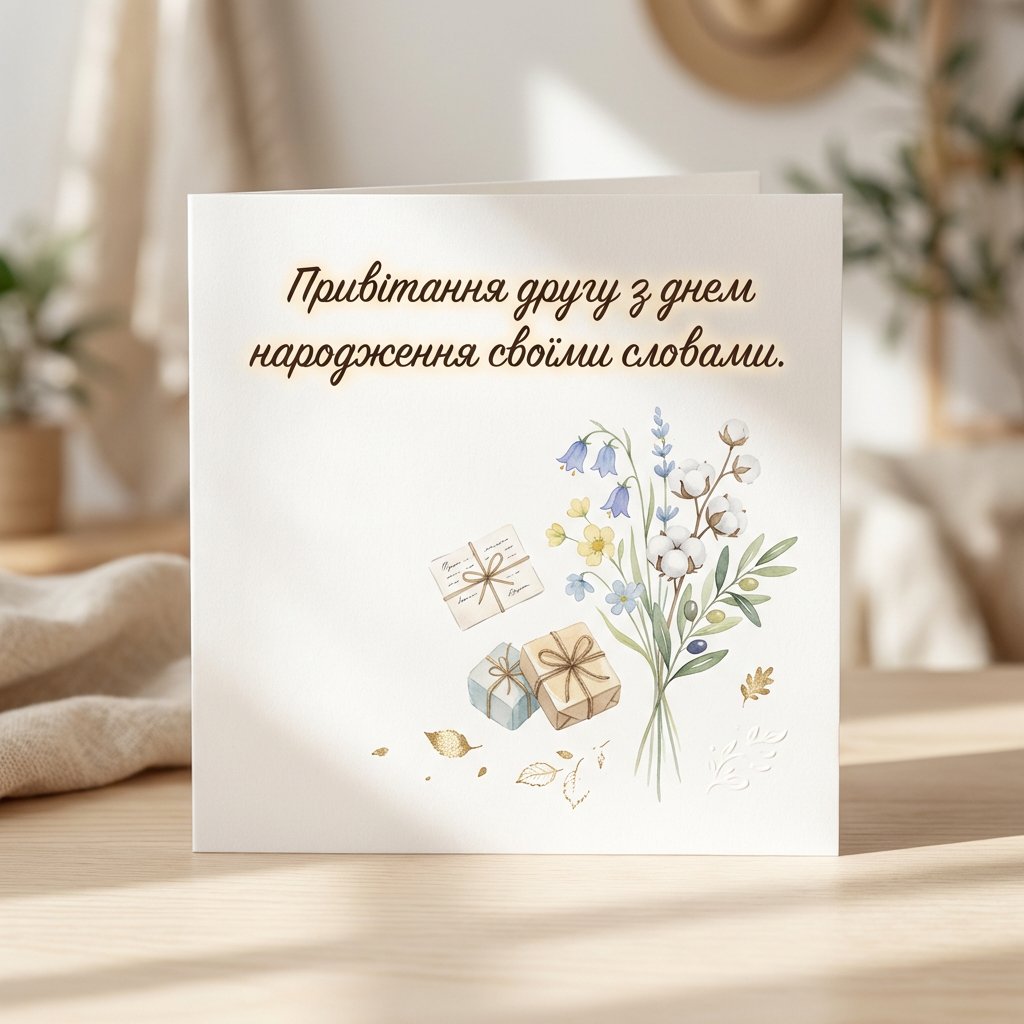 Поздравления другу с днем рождения своими словами