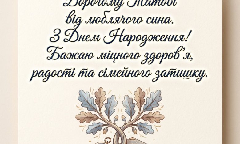 Привітання на день народження татові від сина
