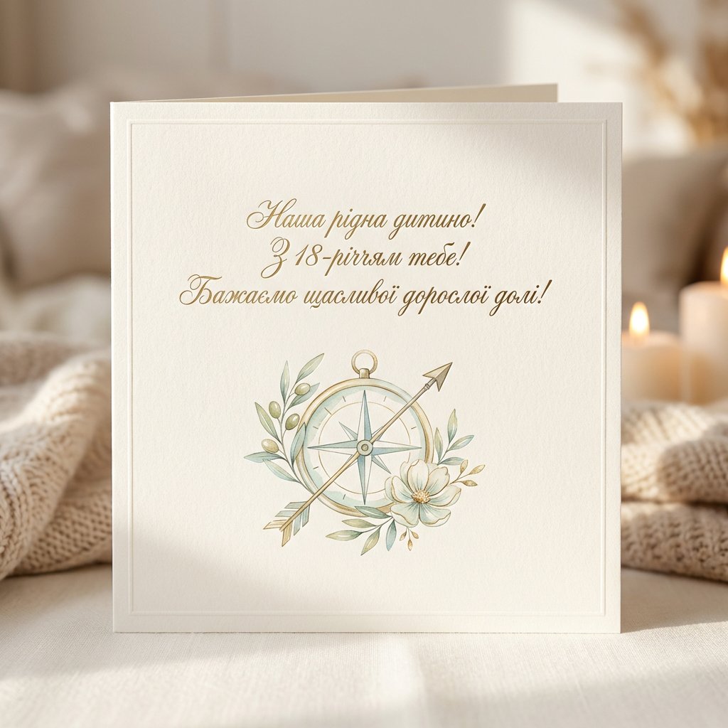 Поздравления с 18-летием взрослого ребенка от родителей с 18-летием