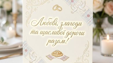 Короткі привітання молодятам на весілля (SMS і листівки)