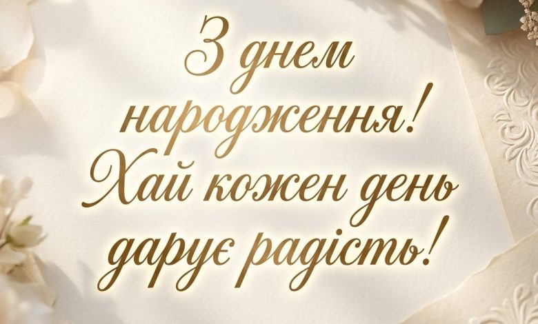 Короткі привітання з днем народження у прозі та віршах