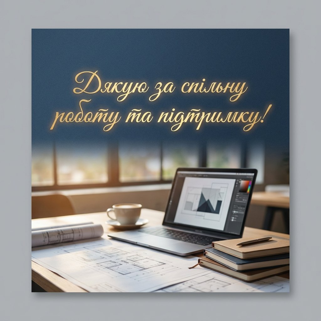 Подяка колегам за спільну роботу та підтримку