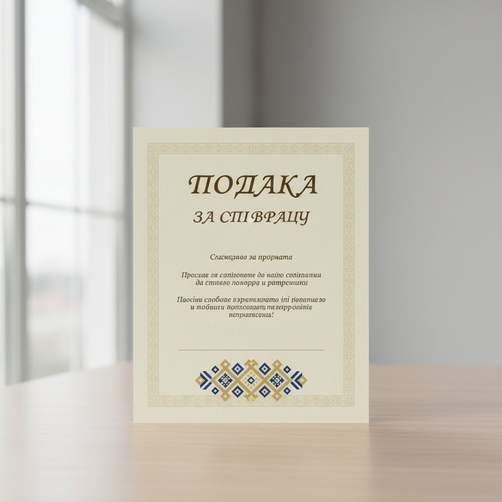 Подяка колегам за спільну роботу та підтримку