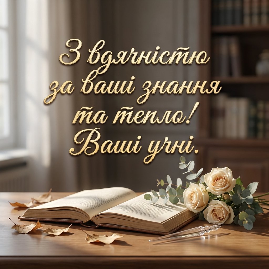 Подяка вчителю за роботу — щирі слова від учнів