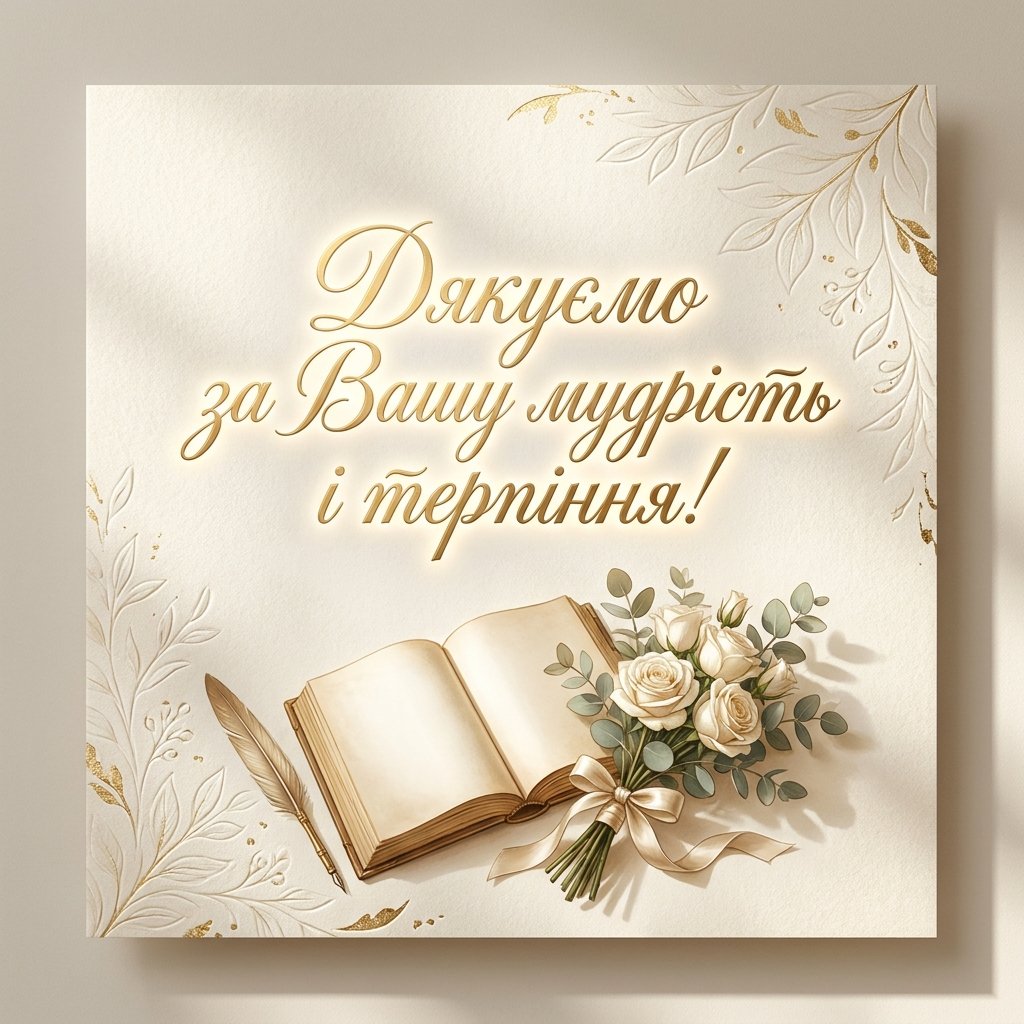Подяка вчителю за роботу — щирі слова від учнів