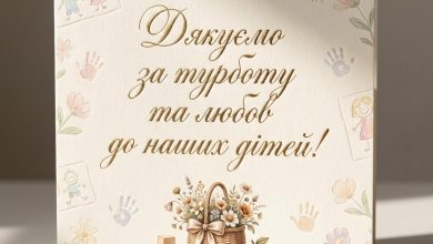 Благодарность воспитателю детского сада от родителей