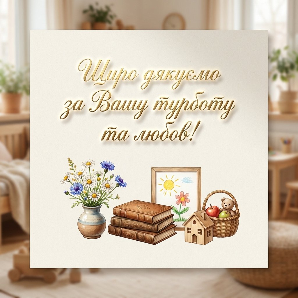 Благодарность воспитателю детского сада от родителей