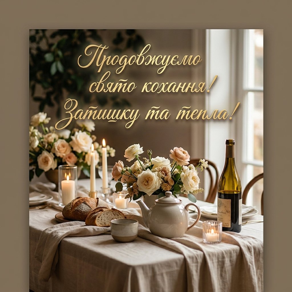 Привітання на другий день весілля своїми словами