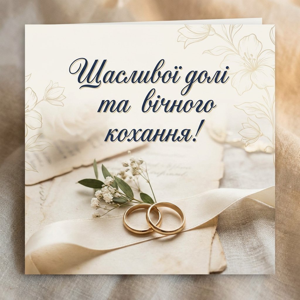 Що написати у листівці молодятам: ідеї та приклади