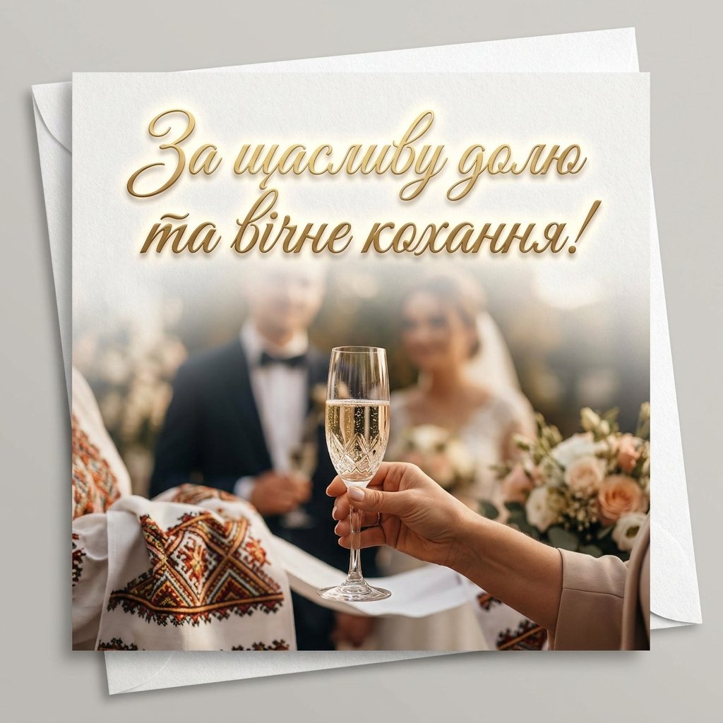 Тост від матері нареченого на весілля
