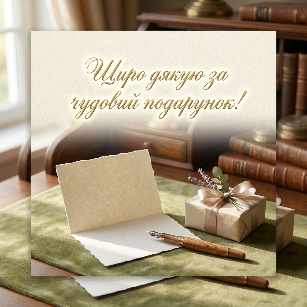 Як написати подяку за подарунок — приклади і поради
